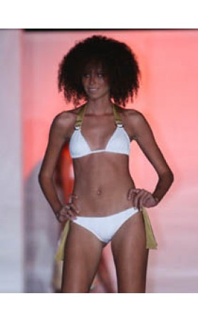 ANK Barbades White & Gold Bikini