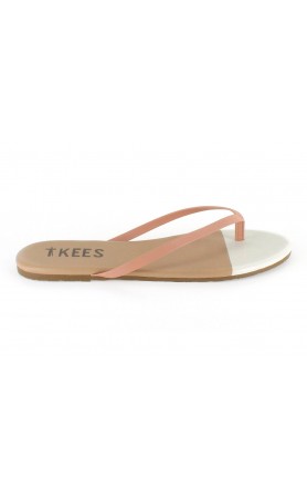 TKEES French Tips in Ivory Sand Sandals 