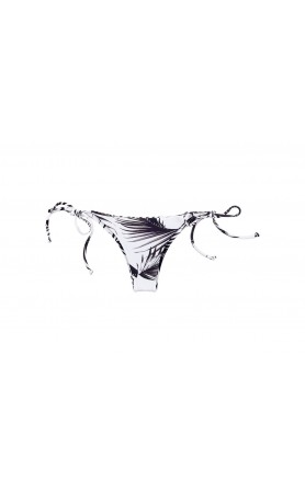 Mikoh Swimwear Venice Tie Side Bikini Bottom in Palm Leaf