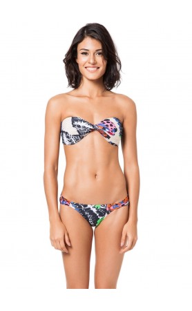 Salinas Swimwear Kailu Twisted Bandeau Bikini Top