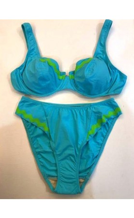 V Vanina Full Cup Underwire Top in Turquoise 